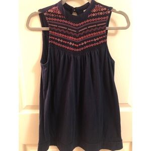 Embellished tank top